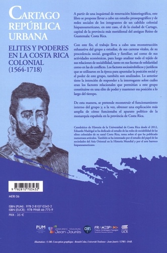 Cartago república urbana. Elites y poderes en la Costa Rica colonial (1564-1718)