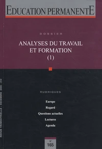 Analyses du travail et formation (1)