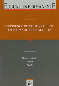 L'exigence de responsabilité en formation des adultes