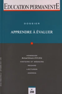 Apprendre à évaluer