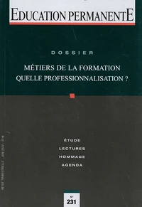 Métiers de la formation : quelle professionnalisation ?