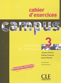 Edvige Costanzo et Muriel Molinié - Campus 3 - Cahier d'exercices.