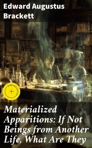 Materialized Apparitions: If Not Beings from Another Life, What Are They