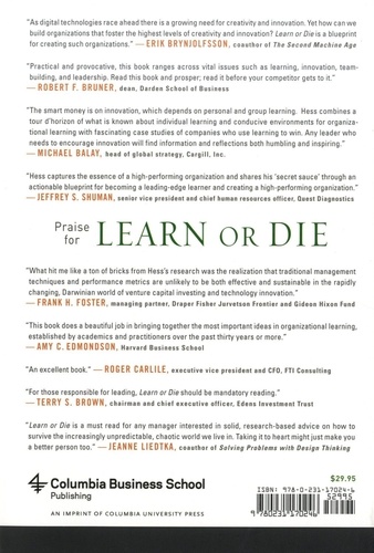 Learn or Die. Using Science to Build a Leading-Edge Learning Organization