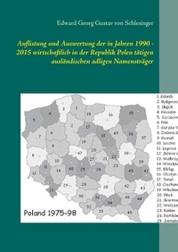 Edward Georg Gustav von Schlesinger - Auflistung und Auswertung der in Jahren 1990 - 2015 wirtschaftlich in der Republik Polen tätigen ausländischen adligen Namensträger.