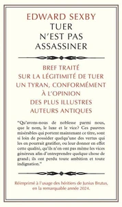 Tuer n'est pas assassiner