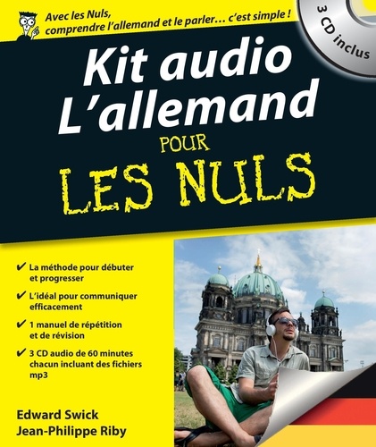 Edward Swick et Jean-Philippe Riby - Kit audio l'allemand pour les nuls. 3 CD audio