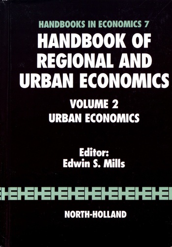 Edwin Mills - Handbook of Regional and Urban Economics - Volume 2, Urban Economics.