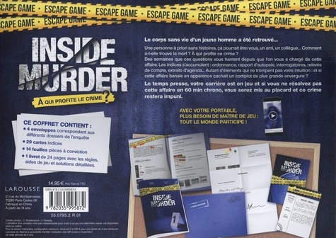 Murder Inside. A qui profite le crime ?