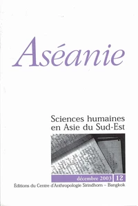 Aséanie N° 12, décembre 2003