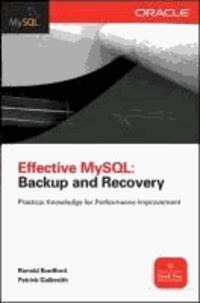 Effective MySQL Backup and Recovery.