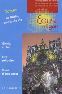 Diocèse de Lyon - La Bible, source de vie.