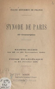 Synode de Paris (IIIe circonscription)