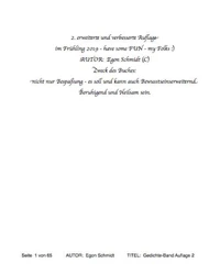 sinnliche spirituelle Gedichte Sammlung