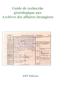 Guide de recherche aux archives des affaires étrangères