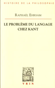 Le problème du langage chez Kant