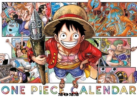 One Piece : calendrier (édition 2016) - Eiichiro Oda - Kaze - Grand format  - Librairie Delamain PARIS
