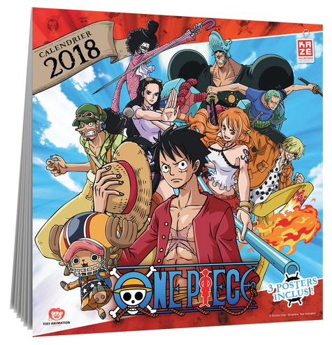 Eiichirô Oda - Calendrier One Piece - 3 posters inclus.