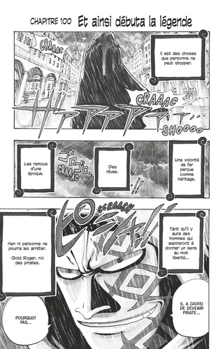 Eiichirô Oda - One Piece édition originale - Chapitre 100 - Et ainsi débuta la légende.