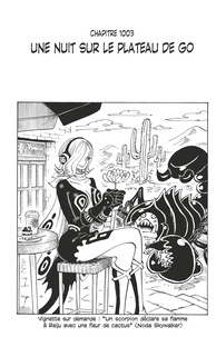 Eiichirô Oda - One Piece édition originale - Chapitre 1003 - Une nuit sur le plateau de go.