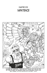 Eiichirô Oda - One Piece édition originale - Chapitre 1012 - Impatience.