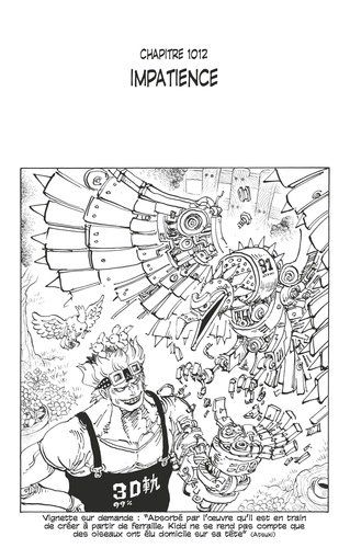 Eiichirô Oda - One Piece édition originale - Chapitre 1012 - Impatience.