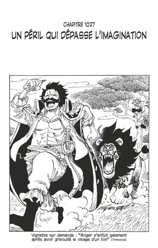 One Piece édition originale - Chapitre 1027. Un péril qui dépasse l'imagination