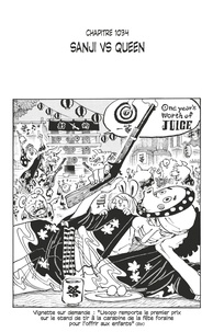 Eiichirô Oda - One Piece édition originale - Chapitre 1034 - Sanji versus Queen.