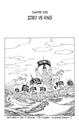One Piece édition originale - Chapitre 1035. Zoro versus King