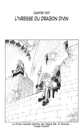 One Piece édition originale - Chapitre 1037. L'ivresse du dragon divin