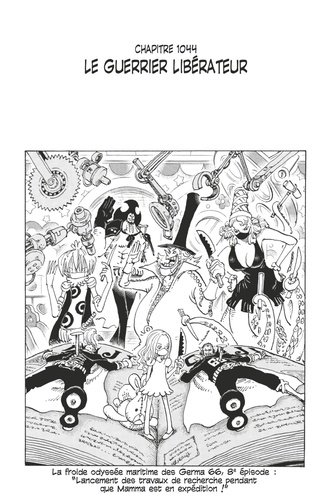 One Piece édition originale - Chapitre 1044. Le guerrier libérateur