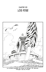 Eiichirô Oda - One Piece édition originale - Chapitre 105 - Log pose.