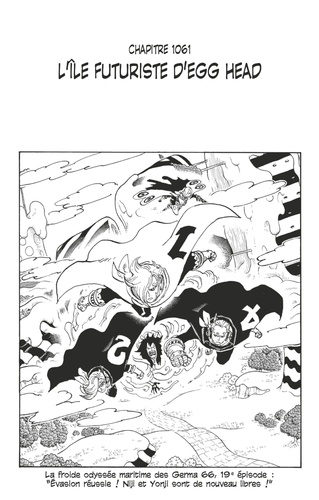 One Piece édition originale - Chapitre 1061. L'île futuriste d'Egg Head