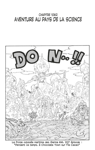 One Piece édition originale - Chapitre 1062. Aventure au pays de la science