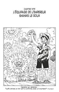 Eiichirô Oda - One Piece édition originale - Chapitre 1079 - L'équipage de l'Empereur Shanks le Roux.