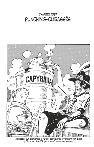 One Piece édition originale - Chapitre 1087. Punching-cuirassés