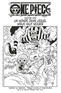 Eiichirô Oda - One Piece édition originale - Chapitre 1095 - Un monde dans lequel mieux vaut mourir.