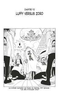 Eiichirô Oda - One Piece édition originale - Chapitre 112 - Luffy versus Zoro.
