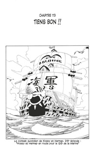 Eiichirô Oda - One Piece édition originale - Chapitre 113 - Tiens bon !!.