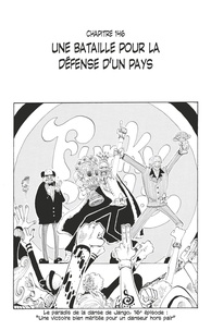 Eiichirô Oda - One Piece édition originale - Chapitre 146 - Une bataille pour la défense d'un pays.