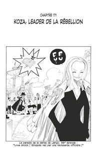 Eiichirô Oda - One Piece édition originale - Chapitre 171 - Koza, leader de la rébellion.
