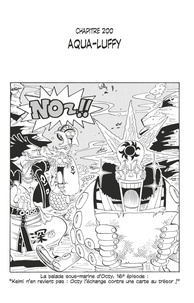 Eiichirô Oda - One Piece édition originale - Chapitre 200 - Aqua-Luffy.