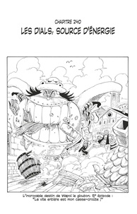 Eiichirô Oda - One Piece édition originale - Chapitre 240 - Les dials, source d'énergie.
