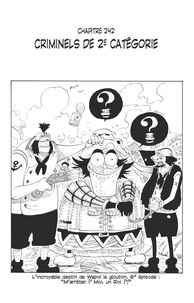Eiichirô Oda - One Piece édition originale - Chapitre 242 - Criminels de 2e catégorie.