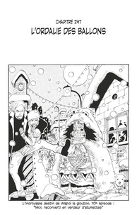 Eiichirô Oda - One Piece édition originale - Chapitre 247 - L'ordalie des ballons.