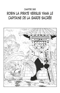 Eiichirô Oda - One Piece édition originale - Chapitre 265 - Robin la pirate versus Yama le capitaine de la garde sacrée.