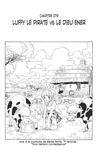 Eiichirô Oda - One Piece édition originale - Chapitre 279 - Luffy le pirate VS le dieu Ener.