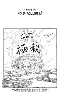 Eiichirô Oda - One Piece édition originale - Chapitre 291 - Nous sommes là.