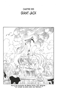 Eiichirô Oda - One Piece édition originale - Chapitre 295 - Giant Jack.
