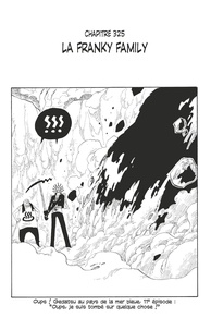 Eiichirô Oda - One Piece édition originale - Chapitre 325 - La Franky Family.
